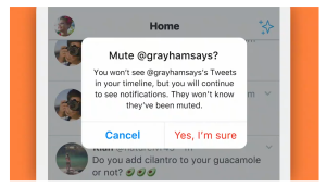 Algoritmo Twitter muted